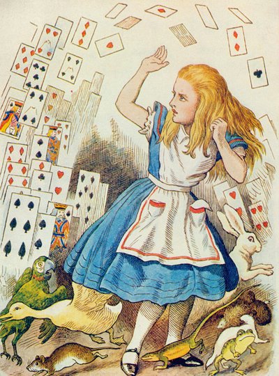 The Shower of Cards, Illustration from 